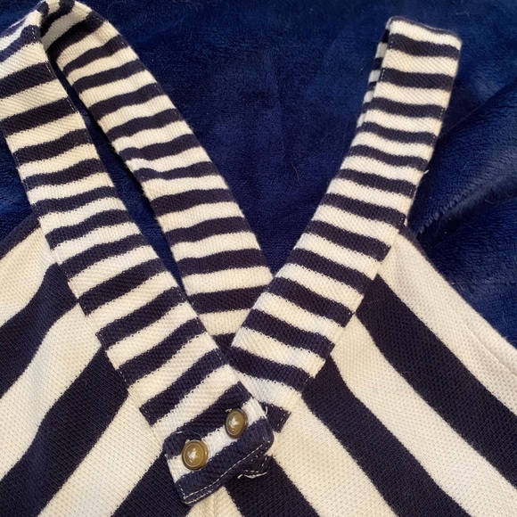 Ladies tank top, navy and white - Picture 5 of 5